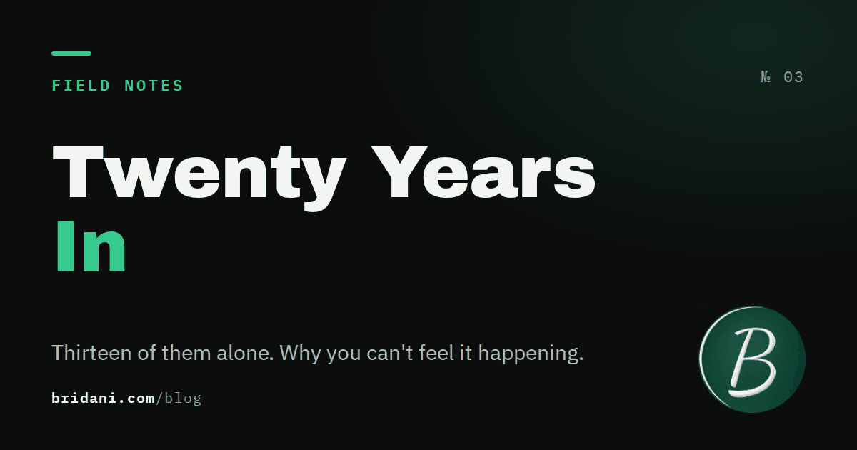 Twenty Years In