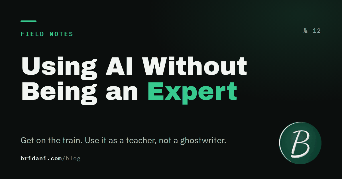 Using AI Without Being an Expert